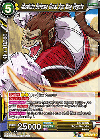 Absolute Defense Great Ape King Vegeta