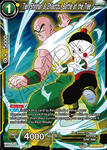 Tien Shinhan & Chiaotzu, Battle at the Tree