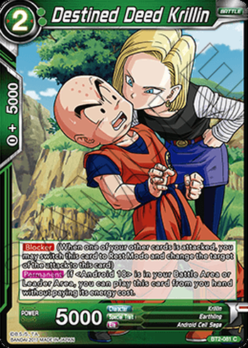 Krillin, la marque du destin