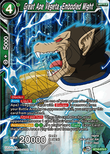 Great Ape Vegeta, Embodied Might