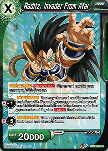 Raditz, Envahisseur du Lointain