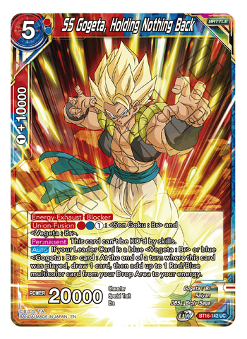 SS Gogeta, Holding Nothing Back