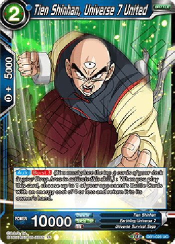 Tien Shinhan, Universe 7 United 