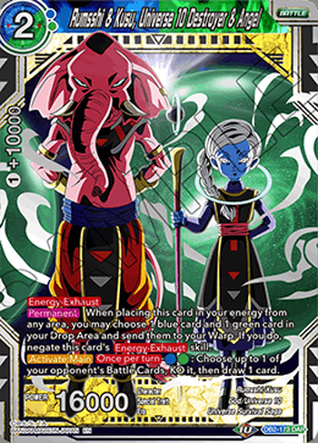 Rumsshi & Kusu, Universe 10 Destroyer & Angel