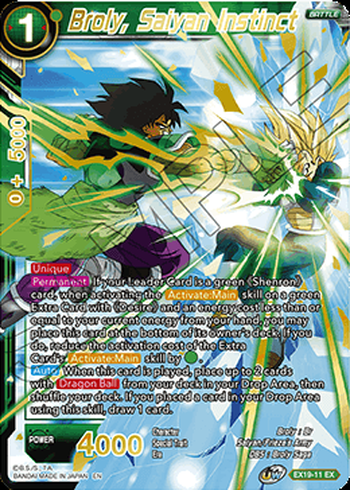 Broly, Saiyan Instinct