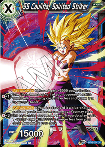 SS Caulifla, Spirited Striker