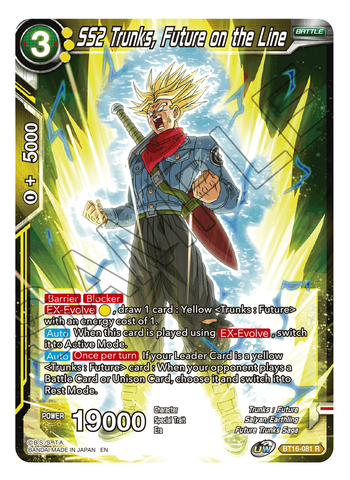 SS2 Trunks, Future on the Line