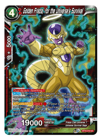 Golden Frieza, for the Universe's Survival