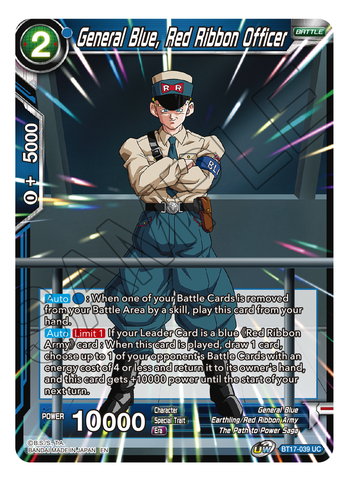 General Blue, Red Ribbon Officer