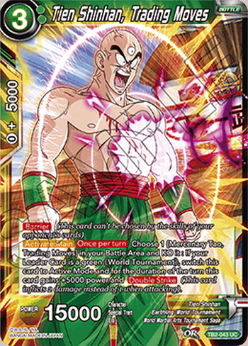 Tien Shinhan, Trading Moves