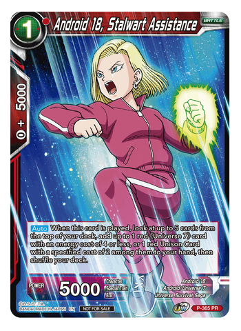 Android 18, Stalwart Assistance