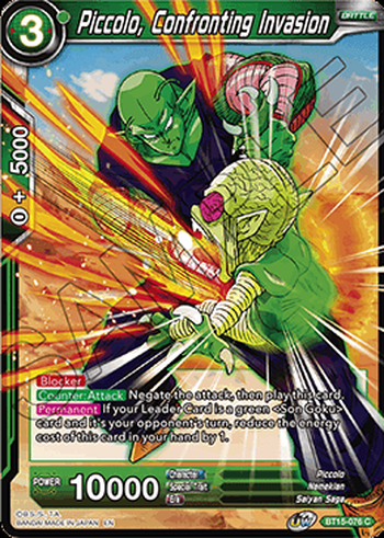 Piccolo, Confronting Invasion