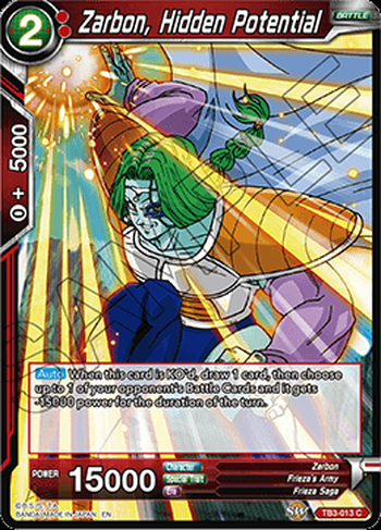 Zarbon, Hidden Potential