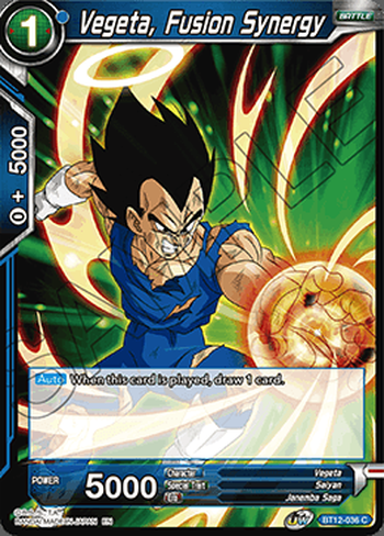 Vegeta, Synergie de Fusion