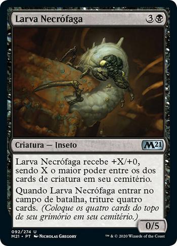 Larva Necrófaga