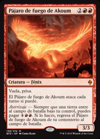 Pájaro de fuego de Akoum