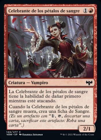 Celebrante de los pétalos de sangre