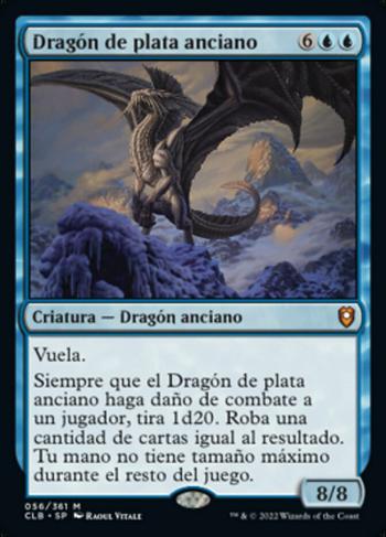 Dragón de plata anciano