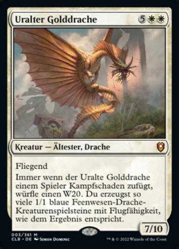 Uralter Golddrache