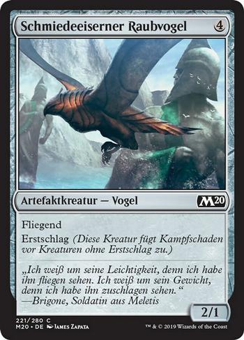 Schmiedeeiserner Raubvogel