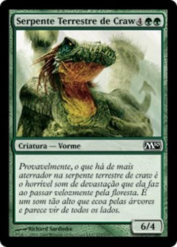 Serpente Terrestre de Craw