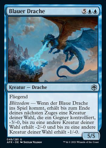 Blauer Drache