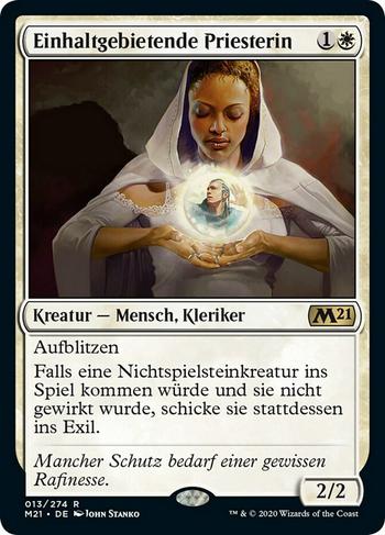 Einhaltgebietende Priesterin