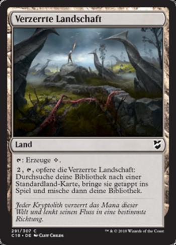 Verzerrte Landschaft