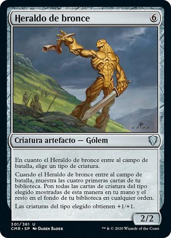 Heraldo de bronce