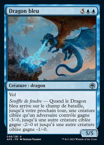 Dragon bleu