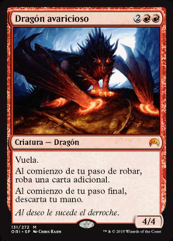 Dragón avaricioso