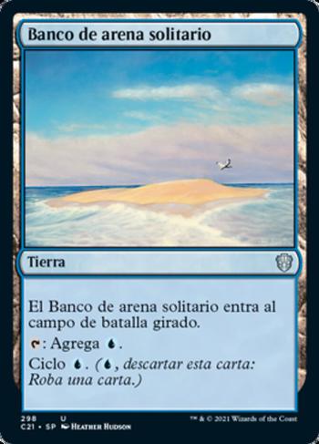 Banco de arena solitario