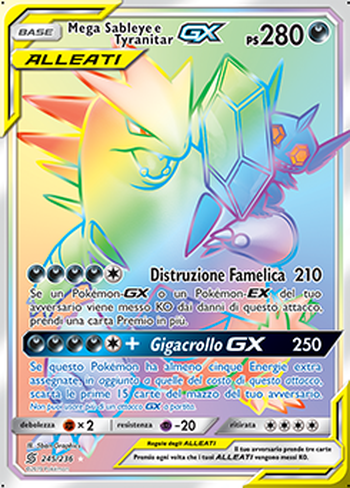 Mega Sableye e Tyranitar GX