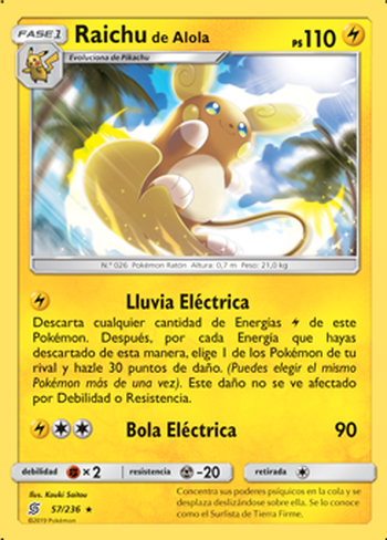 Raichu de Alola