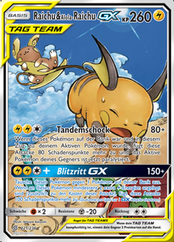 Raichu & Alola-Raichu GX