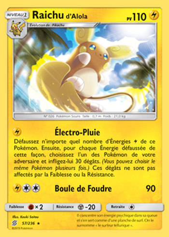 Raichu d’Alola