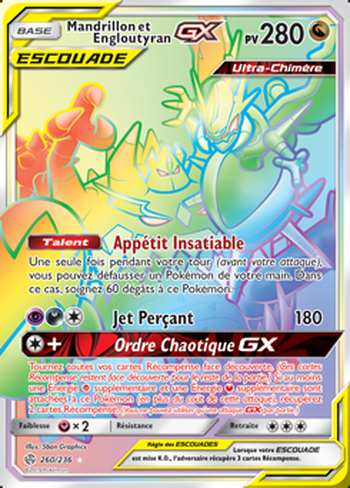 Mandrillon et Engloutyran GX