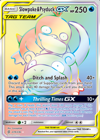 Slowpoke & Psyduck GX