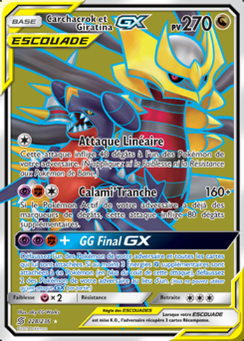 Carchacrok et Giratina GX