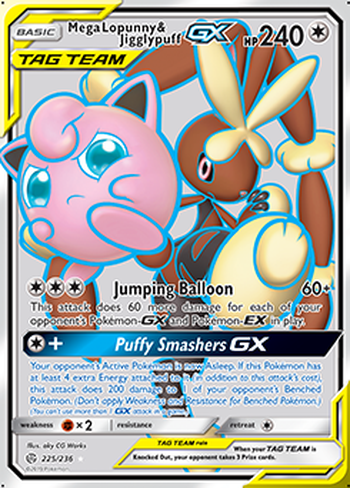 Mega Lopunny & Jigglypuff GX