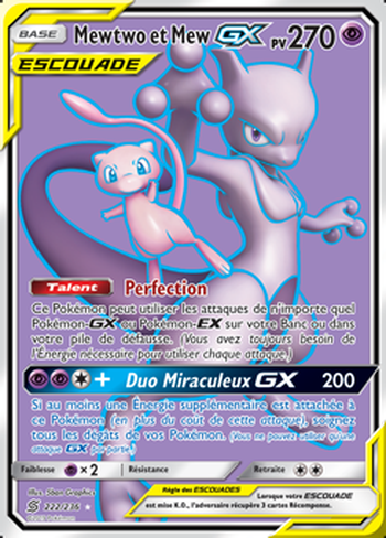 Mewtwo et Mew GX