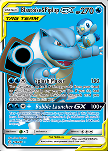 Blastoise & Piplup GX