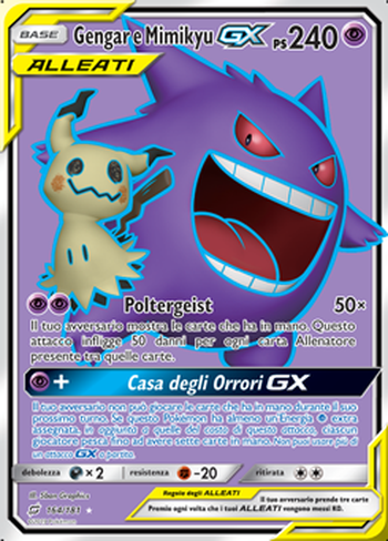 Gengar e Mimikyu GX