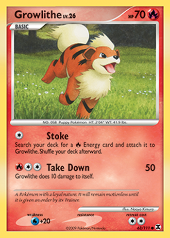 Growlithe LV. 26