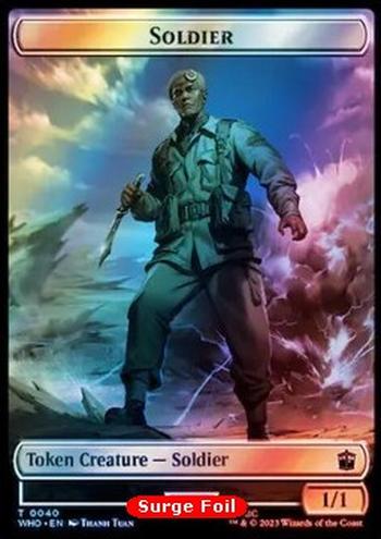 Soldier Token (W 1/1) // Beast Token (G 3/3)