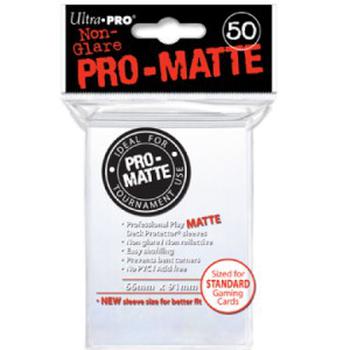 50 Buste Ultra Pro Pro-Matte (Bianco)