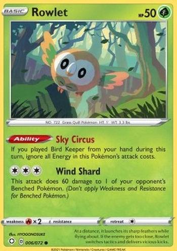 Rowlet [Sky Circus | Wind Shard]