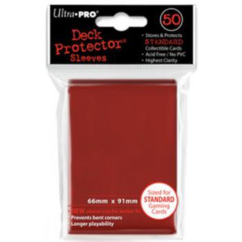 50 Buste Ultra Pro Deck Protector (Rosso)