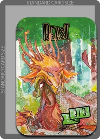 Beast Token (Green 3/3)