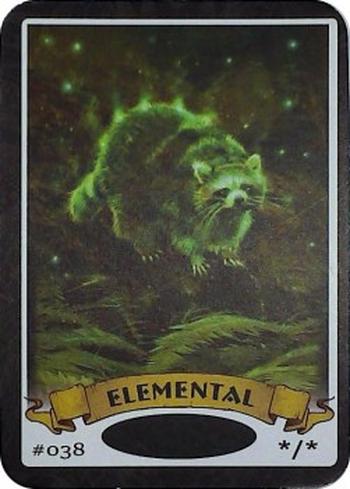 Elemental Token (Green and White */*)